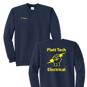 ELECTRICAL - Adult Crewneck Sweatshirt - GP/FB