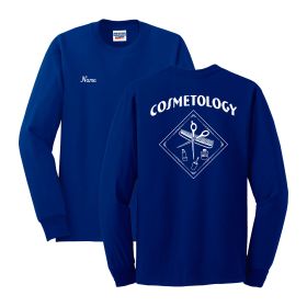COSMETOLOGY - JERZEES Long Sleeve T-Shirt - GP/FB