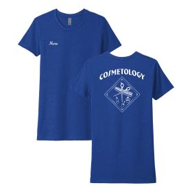 COSMETOLOGY - Ladies' Next Level Crew Neck T-Shirt - GP/FB