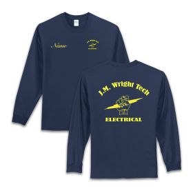ELECTRICAL - Long Sleeve 100% Cotton T- Shirt - GP/FB