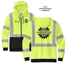 Carpentry - A107 Class 3 Heavy-Duty Fleece Full-Zip Hoodie