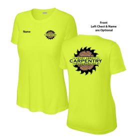 CARPENTRY - Ladies' Short Sleeve Wicking T-Shirt - DF/FB