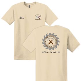 CARPENTRY - Adult Short Sleeve T-Shirt - EMB/LC-DF/FB