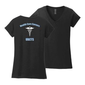 HEALTH - Ladies Fit V-Neck T-Shirt - GP/FB