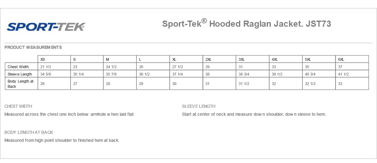 Sizing Chart