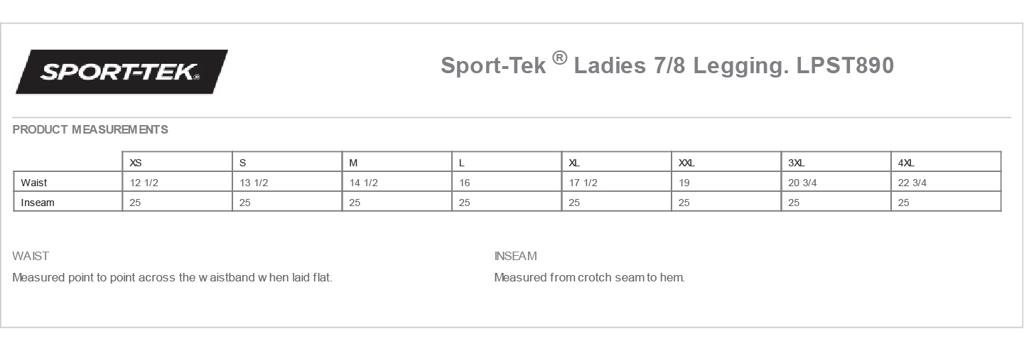 Sizing Chart