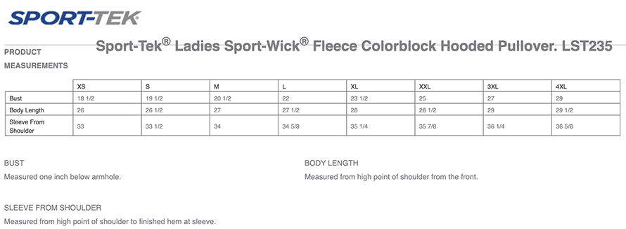 Sizing Chart
