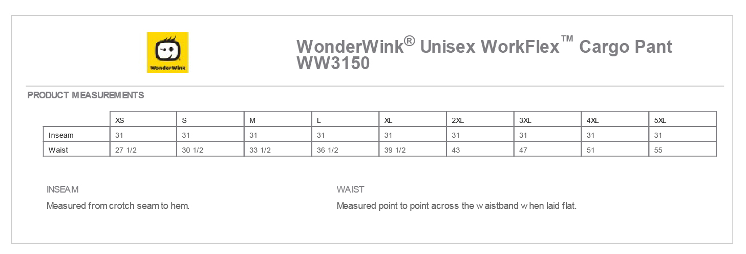 Sizing Chart